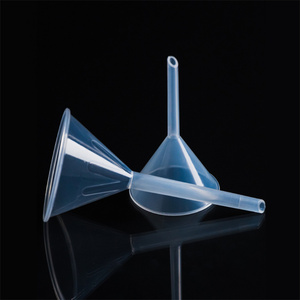 Funil de plástico com logotipo personalizado baixo MOQ laboratório 100% novo funil de plástico transparente pp - Product Image 2