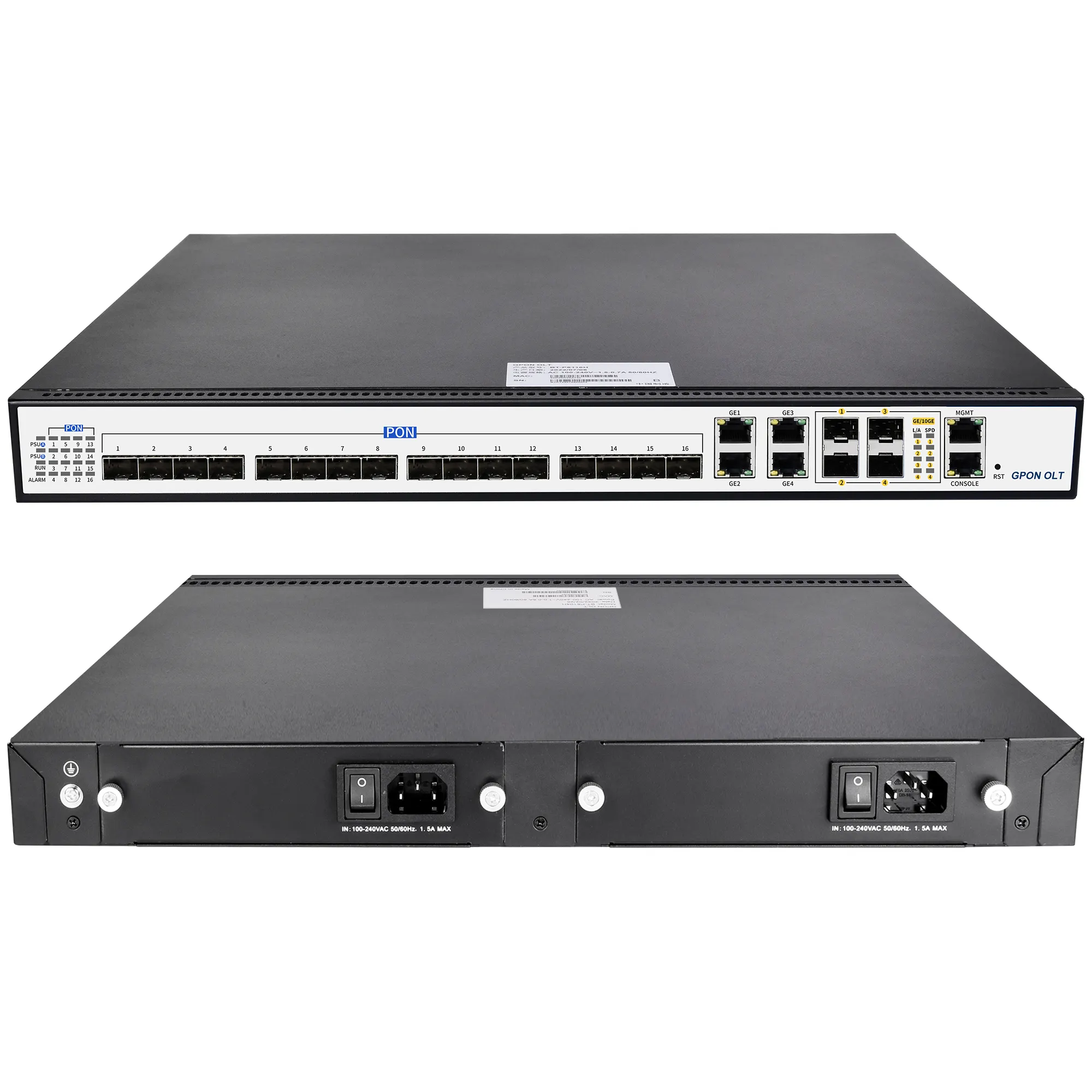 Ready To Ship 16-Port De 16Port Puertos 16Ports Pon 16Pon Global 16 Ports Gpon Olt