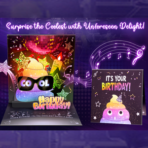 Bougie musicale d'anniversaire avec lumières pop-up, design ange fée pour Noël et anniversaire - Product Image 2