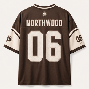 Camiseta Deportiva Vintage de Fútbol Americano con Bloques de Color, Cuello en V, Manga Corta, Número Personalizado - Product Image 3