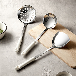 Stainless Steel Kitchenware Set 6 Piece With Hanging Rack Dishwasher <b>Safe</b> Cooking <b>Tools</b> - Product Image 3