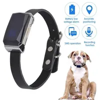 Großhandel Intelligenter Haustier-GPS-Tracker IP67 Wasserdicht 5m Genauigkeit Echtzeit-Tracking Halsband SOS-Alarm Magnetisches Aufladen 48h