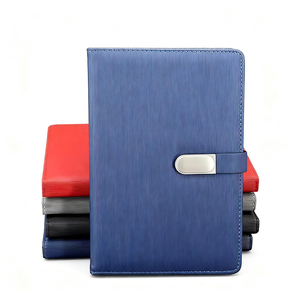 Blocco Note A5 con Copertina in Pelle e Chiusura a Fibbia, 80 <span class=keywords><strong>Fogli</strong></span>, Semplice Taccuino Aziendale Personalizzabile con Logo, Regalo Aziendale - Product Image 1