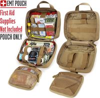 Sac de pochette médical Molle tactique de premiers soins détachable de grande capacité personnalisé à dégagement rapide