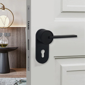 Maniglie <span class=keywords><strong>per</strong></span> <span class=keywords><strong>Porte</strong></span> di Stile OEM a Prezzo Competitivo, Maniglia Interna Nera Simmetrica <span class=keywords><strong>per</strong></span> Ufficio, Meccanismo a Leva, Accessori Hardware - Product Image 3