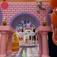 Aire de jeux intérieure personnalisée, petit univers ludique et énergique, château de jeux pour enfants et fort malicieux avec protection de sécurité à 360 degrés