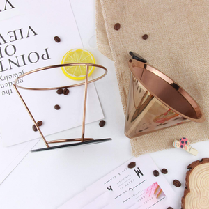 Bộ Lọc Cà Phê Bằng Thép Không Gỉ Chất Lượng Cao Cho Máy Pha Cà Phê Nhỏ Giọt Hình Nón Tự Chế - Product Image 3