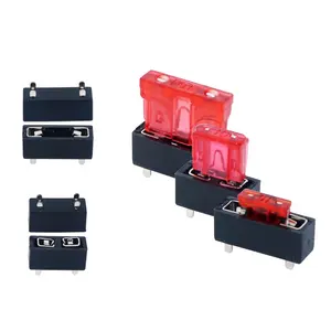 PCB Panel Mount Insurance Blocks Safety Terminals Micro Mini Medium Small Universal Plastic Clip Fuse Seat Blade Fuse Holder