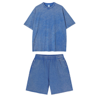 Hoogwaardige leisure tops met boxy fit, 2-delige groothandel op maat gemaakte oversized vintage sport jersey trainingspakken voor heren set