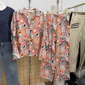 Meilleures ventes transfrontalières : Pyjama court sexy et décontracté à manches longues pour femme, style européen et américain, collection automne-hiver - Product Image 2