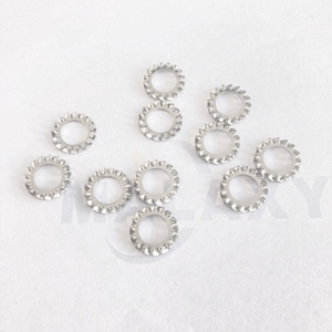 Malaxy 304 thép không gỉ răng cưa dừng Gasket răng máy giặt bên ngoài nội bộ răng khóa máy giặt - Product Image 1