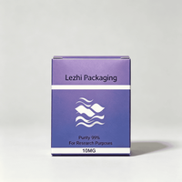 Flacon vide personnalisable pour emballage pharmaceutique, boîte pliable en papier de 3 ml pour peptides avec plateau en plastique