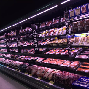 Supermarket Vertical <strong>Display</strong> Cases Open Air Cooler Refrigeration Multi Deck <strong>Food</strong> <strong>Display</strong> Fridge - Product Image 6
