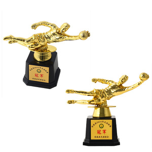 Trofeo de <span class=keywords><strong>Portero</strong></span> de Fútbol Personalizado, Premio MVP, Chapado en Oro, Plástico Resistente, 18 CM - Product Image 2