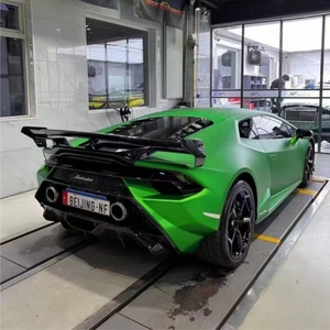 Kit carrosserie en fibre de carbone pour <span class=keywords><strong>Lamborghini</strong></span> LP580 LP610 EVO, améliorations Huracan, style Tecnica, pare-chocs avant et arrière, capot, spoiler, ailes - Product Image 2