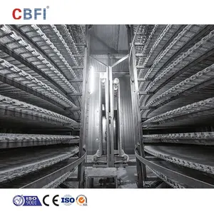 Spiral Cooling Bread Cake Food Freezing Conveyor Quick Spiral Freezer Machine Supplier IQF