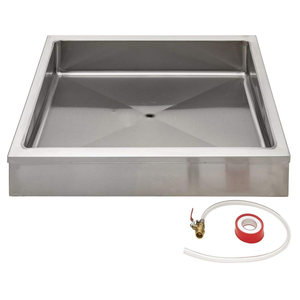 Exhibidor de Comida Tipo Buffet de Acero Inoxidable, Estante para Exhibición de Mariscos para Cocina o Bar - Product Image 1