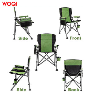 Silla Plegable para Exteriores Woqi, Marco de Aluminio, Tela Oxford, Silla de Jardín y Camping, Verde Esmeralda, 55x55x94cm - Product Image 2