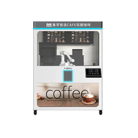 Bras robotique commercial à 6 axes pour café, avec moteur à roulement, boîte de vitesses, composants PLC, charge utile de 3 kg, indice de protection IP54