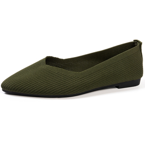 Mocassini Slip-On traspiranti per abiti da balletto comodi da <span class=keywords><strong>donna</strong></span> con scarpe da passeggio estive e autunnali a punta - Product Image 6