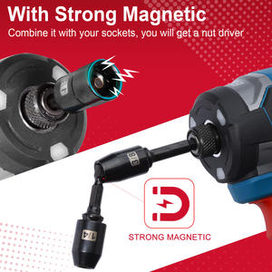 S2 paduan baja SAE Hex dampak soket Set 11/32in <span class=keywords><strong>Dr</strong></span>. DIY kelas fitur dipatenkan-untuk penggemar DIY disesuaikan dukungan OEM - Product Image 2