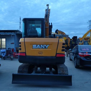 Miniexcavadora SANY SY55C Usada, Miniexcavadora SANY SY35u SY16c SY26u SY55c SY60c SY75c SY95c, Apta para Múltiples Sitios de Construcción - Product Image 4