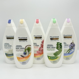 Gel douche moussant hydratant et nourrissant au <span class=keywords><strong>lait</strong></span> végétal, blanchissant et rafraîchissant, à la niacinamide, pour femme, vente en gros, 500 ml - Product Image 3