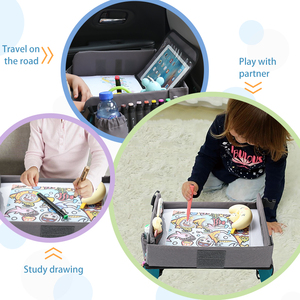 BSCI <span class=keywords><strong>aereo</strong></span> personalizzato bambino Lap Desk Organizer Travel vassoio seggiolino auto per bambini - Product Image 4