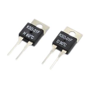 DMCOURAGE 온도 스위치 열 보호기 KSD01F 재설정 가능 퓨즈 급속 상승 온도 조절기 구리 소재 온도 - Product Image 2