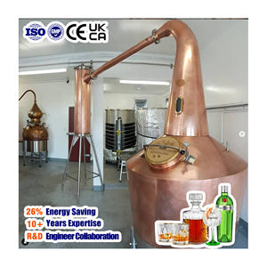 TW Pure Copper Pot Still para <span class=keywords><strong>whisky</strong></span> <span class=keywords><strong>de</strong></span> <span class=keywords><strong>Malta</strong></span> | Destilador Alembic hecho a mano con cuello <span class=keywords><strong>de</strong></span> cisne y condensador | 50L a 5000L - Product Image 1