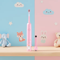 Cepillo de Dientes Eléctrico Inteligente con Endoscopio Oral para Niños, Aplicación de Ondas Sonoras, Cepillo de Dientes Eléctrico