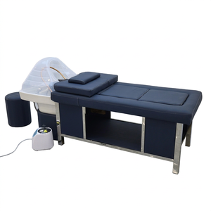 Kisen Luxury Electric Sauna Massage Table & Shampoo <b>Bed</b> with Head Spa Body Fumigation Water Circulation - Product Image 1