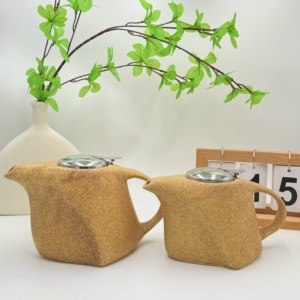 Théière en céramique avec filtre, théière en céramique avec infuseur, ensembles de <span class=keywords><strong>café</strong></span> et de thé faits à la main, cafetière en céramique, ensemble de thé arabe - Product Image 6