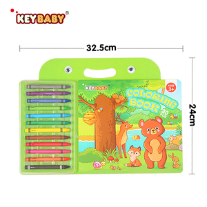 Libro <span class=keywords><strong>para</strong></span> Colorear Personalizado con Temática <span class=keywords><strong>de</strong></span> Animales <span class=keywords><strong>de</strong></span> la Selva <span class=keywords><strong>para</strong></span> Navidad y Halloween, Impreso a Todo Color <span class=keywords><strong>para</strong></span> Niños con 12 Crayones - Product Image 2