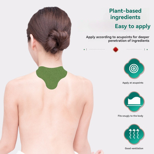 セルフヒーティングよもぎパッチ 首・肩・腰・膝用 汎用 家庭用 温感快適 ハーブ灸パッチ - Product Image 5