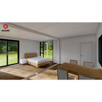 Maison préfabriquée moderne, extensible, modulaire, petite maison pour jardin, maison d'hôtes, chalet de vacances