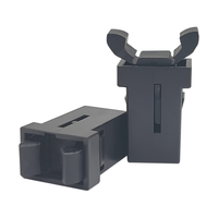 Nouvelle Serrure à Poussoir en Nylon avec Fixation par Vis et Loquet à Ressort PL-17 pour Meubles de Bureau, Armoires en Bois et Commodes