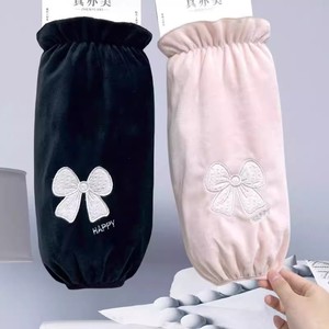 Fundas Protectoras para Mujer, Otoño Invierno, Bordado con Lazo, Diseño Alegre, Beige, Negro, Gris, Adulto, Uso General, Antiincrustante - Product Image 2