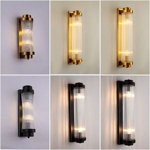 โคมไฟติดผนังคริสตัล LED สำหรับห้องนั่งเล่นพื้นหลังทีวีห้องนอนบันไดทางเดินตกแต่งขายส่ง - Product Image 2