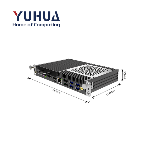 New YUHUA OPS Computer 12th Gen Core I5/I7 DDR4 4K Win11 Pro 80 Pin 119x185x30mm Interactive Whiteboard Barebone OPS Mini PC 2