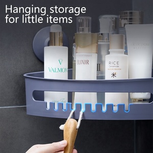 Taili TPR Materiale ABS Angolo Bagno Cesto Appeso Mensola <span class=keywords><strong>Doccia</strong></span> Shampoo Bagno Mensola del Supporto Dell'organizzatore di Immagazzinaggio Caddy Carrello - Product Image 5