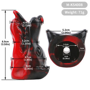 Nuevos juguetes SM, arnés transpirable, mordazas para la boca, mordaza de bola de perro de silicona suave, tapón de boca abierta, juego de esclavo de Bondage, productos sexuales para mujeres - Product Image 6