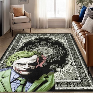 Tappeto persiano transfrontaliero con stampa <span class=keywords><strong>Superman</strong></span>, motivo cartone animato, per tavolino da caffè, soggiorno, camera da letto, cucina, ingresso, lavabile in lavatrice - Product Image 3