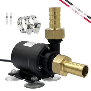 DC Submersible Water <b>Pump</b> Brushless Motor Ultra Quiet Aquarium Booster <b>Pump</b> <b>Black</b> Cylinder Shape - Product Image 1