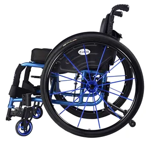 Лидер продаж 2023, Легкая Складная ручная алюминиевая Спортивная инвалидная коляска для продажи/для детей