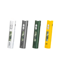 Logo Personnalisé Hygromètre Numérique Professionnel Cigare 110mm Moniteur d'Humidité LCD avec Support à Cigare
