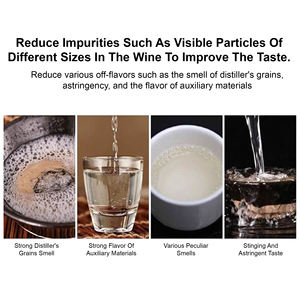 Máquina de Filtración de Doble Membrana Microporosa de Acero Inoxidable para Purificación de Líquidos como Vino, Whisky y Licores, para Cervecerías Comerciales - Product Image 3