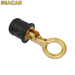 Bouchon de vidange de pont marin extensible en caoutchouc Seacar Brass Scupper Plug 1,25 pouce, quincaillerie marine pour bateau - Product Image 5