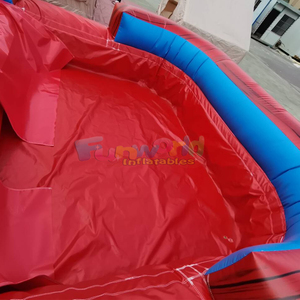 Commercial grade kids party toboggan gonflable jumping <b>house</b> tropical <b>inflatable</b> water slide with pool - Product Image 6