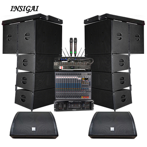 Precio de fábrica Dual 12 pulgadas Profesional Activo Pasivo Profesional Equipo De Sonido Para Eventos Line Array Sistema De Altavoces - Product Image 6